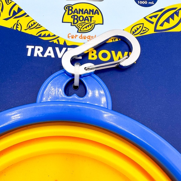 Banana Boat Hello to Summer Travel Dog Water Bowl - Picture 2 of 3
